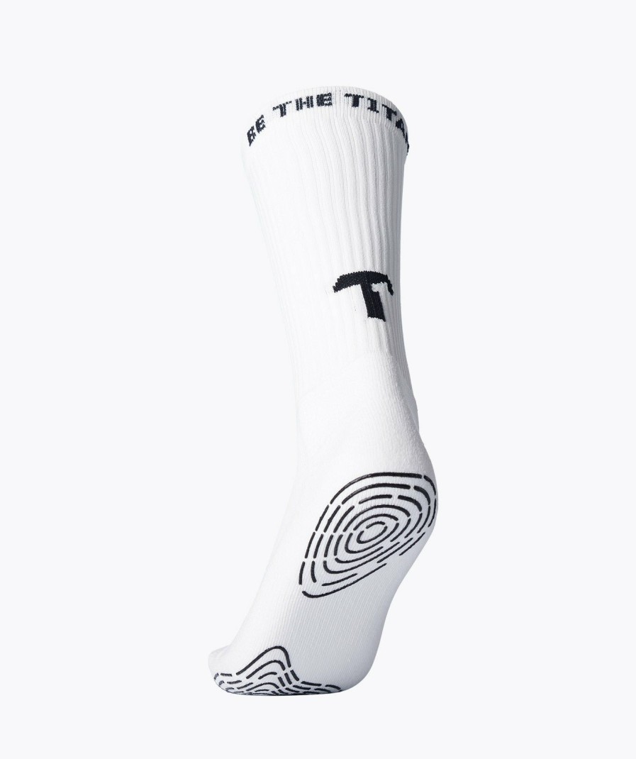 T1TAN Grip Socks - Wit Best