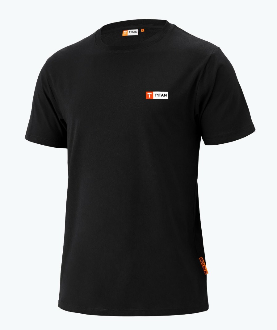 T1TAN T-Shirt T1Tan Zwart Best