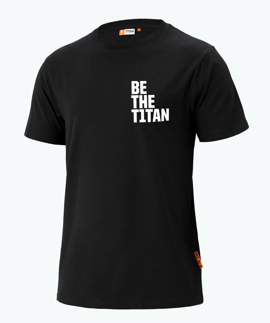 T1TAN T-Shirt Be The T1Tan Zwart Wholesale