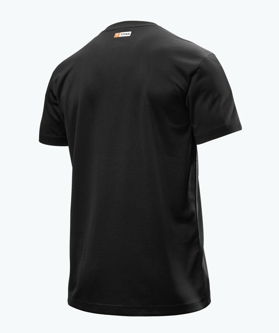 T1TAN Warm-Up Shirt Black Wholesale