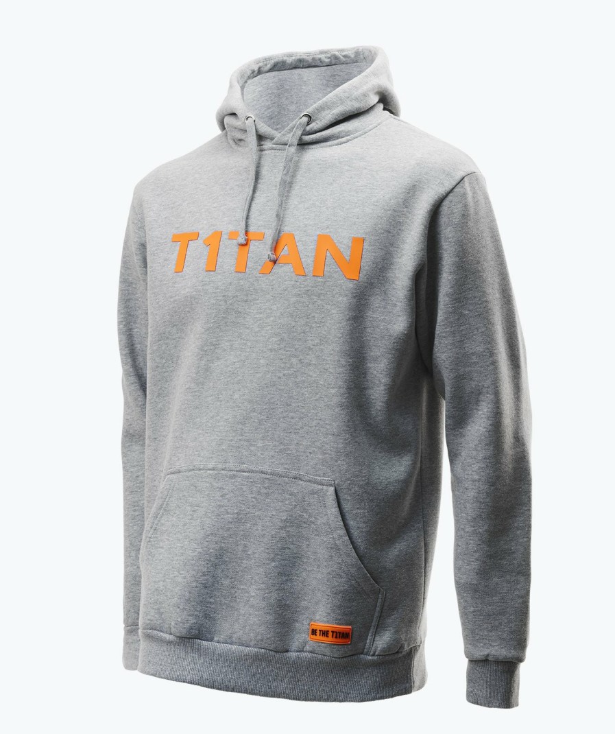 T1TAN Hoodie Grey Wholesale